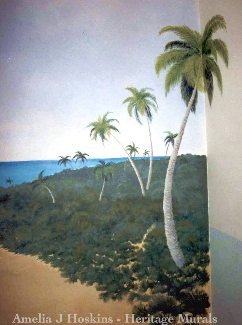 Palm Tree Island Bedroom and Clouds Bathroom