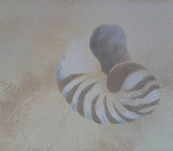 Bathroom Shells and Sand
